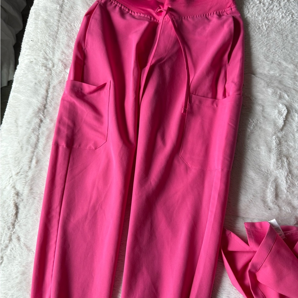 Madala Raspberry Pink Women's Scrub Jogger